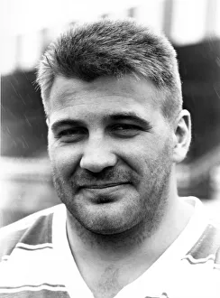 Portrait of the Wigan rugby player Shaun Wane, 1st May 1989 Portrait of the Wigan rugby player Shaun Wane, 1st May 1989