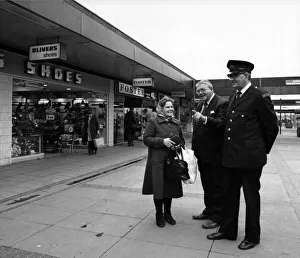 The precinct at Chelmsley Wood Shopping Centre. Precinct Superintedent Harry Warburton The precinct at Chelmsley Wood Shopping Centre. Precinct Superintedent Harry Warburton