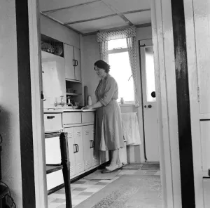 Prefab Bungalow. Prefab Housing... Mrs Baker gets to know her new Prefab Bungalow. Prefab Housing... Mrs Baker gets to know her new