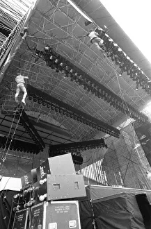 Preparations ahead of Bruce Springsteen Concert, Villa Park, Birmingham Preparations ahead of Bruce Springsteen Concert, Villa Park, Birmingham