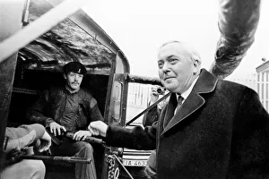 Prime Minister Harold Wilson seen here meeting the troops Prime Minister Harold Wilson seen here meeting the troops
