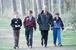 Images Dated 21st March 1992: Prime Minister John Major in Huntingdon, during the general election campaign