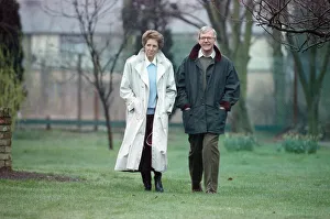 Prime Minister John Major and his wife Norma. 15th March 1992 Prime Minister John Major and his wife Norma. 15th March 1992