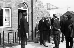 Prime Minister Margaret Thatcher visits Cleveland. 12th September 1987 Prime Minister Margaret Thatcher visits Cleveland. 12th September 1987