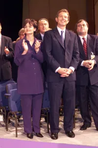 Prime Minister Tony Blair and John Prescott at the Labour Party Conference Sep 1999 in Prime Minister Tony Blair and John Prescott at the Labour Party Conference Sep 1999 in