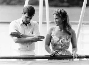 Prince Andrew Duke of York with his new wife Sarah Ferguson on their honeymoon Prince Andrew Duke of York with his new wife Sarah Ferguson on their honeymoon