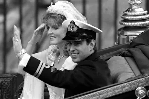 Prince Andrew and Sarah Ferguson Wedding Day, Jul 1986 The Duke Prince Andrew and Sarah Ferguson Wedding Day, Jul 1986 The Duke