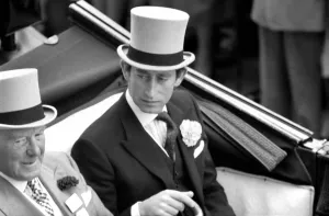 Prince Charles arriving at Royal Ascot today. June 1977 R77-3418-003 Prince Charles arriving at Royal Ascot today. June 1977 R77-3418-003