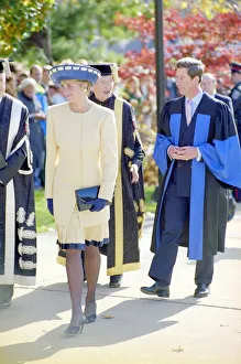 Prince Charles and Diana Princess of Wales at Queens University in Kingston Prince Charles and Diana Princess of Wales at Queens University in Kingston