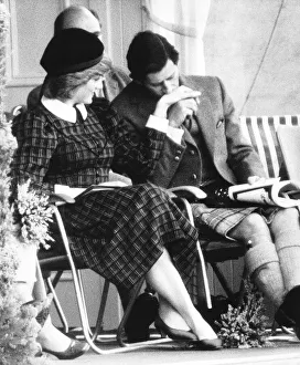 Prince Charles kisses the hand of Princess Diana during the annual Braemar Highland Games Prince Charles kisses the hand of Princess Diana during the annual Braemar Highland Games