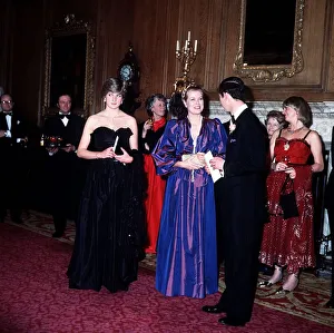Prince Charles and Lady Diana Spencer with Princess Grace of Monaco at Goldsmiths Hall Prince Charles and Lady Diana Spencer with Princess Grace of Monaco at Goldsmiths Hall