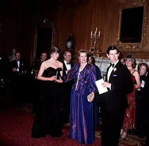 Prince Charles and Lady Diana Spencer with Princess Grace of Monaco at Goldsmiths Hall Prince Charles and Lady Diana Spencer with Princess Grace of Monaco at Goldsmiths Hall