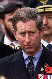 Prince Charles lays wreath in Macedonia, November 1998 Remembrance Day Prince Charles lays wreath in Macedonia, November 1998 Remembrance Day