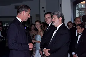 Prince Charles meets director George Lucas July 1999 of the new Star Wars film " Prince Charles meets director George Lucas July 1999 of the new Star Wars film "