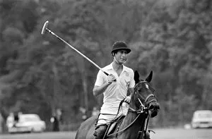 Images Dated 6th June 1977: Prince Charles playing polo. June 1977 R77-3218-004