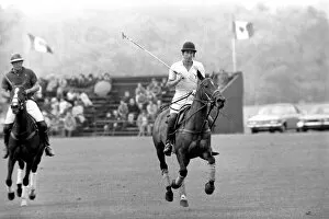 Images Dated 6th June 1977: Prince Charles playing polo. June 1977 R77-3218-005