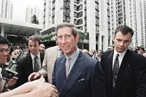 Images Dated 29th June 1997: Prince Charles, the Prince of Wales, pictured in Hong Kong ahead the official handover
