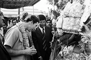 Images Dated 1st December 1980: Prince Charles, Prince of Wales during his visit to India. December 1980