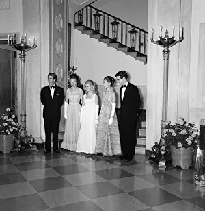 Prince Charles and Princess Anne at the White House, Washington, alongside Tricia Nixon Prince Charles and Princess Anne at the White House, Washington, alongside Tricia Nixon
