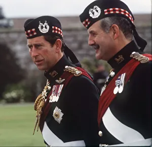Prince Charles in full Scottish military outfit July 1988 Prince Charles in full Scottish military outfit July 1988