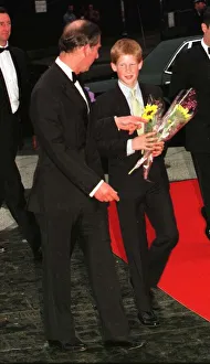 Prince Charles with son Prince Harry arriving at July 1998 the Labatts Apollo in Prince Charles with son Prince Harry arriving at July 1998 the Labatts Apollo in