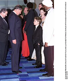 Prince Charles Star Wars premiere London 14th July 1999 Prince of Wales meets Jake Prince Charles Star Wars premiere London 14th July 1999 Prince of Wales meets Jake
