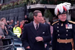 Prince Charles at tower pier, November 1997 Prince Charles at tower pier, November 1997