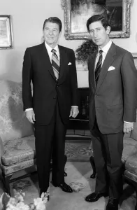 Prince Charles visits United States President, Ronald Reagan. May 1981 Prince Charles visits United States President, Ronald Reagan. May 1981