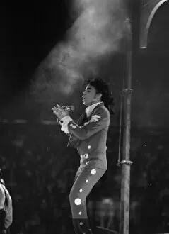 Images Dated 5th August 1988: Prince in concert at the NEC, 5th August 1988. LoveSexy Tour 1988