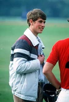Prince Edward watching Polo at Smiths Lawn, Windsor May 1982 Prince Edward watching Polo at Smiths Lawn, Windsor May 1982