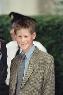 Prince Harry arrives for his first day to register at Eton college Prince Harry arrives for his first day to register at Eton college
