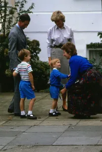 Prince Harry attends his first day at school, Chepstow Villas nursery in Kensington Prince Harry attends his first day at school, Chepstow Villas nursery in Kensington