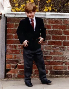 Prince Harry flannels blazer shirt tie attending an Easter Service Prince Harry flannels blazer shirt tie attending an Easter Service