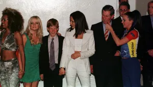 Prince Harry meets Spice Girls November 1997 (Ginger Spice) Geri Halliwell Prince Harry meets Spice Girls November 1997 (Ginger Spice) Geri Halliwell