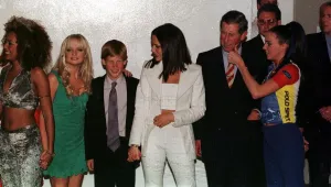 Prince Harry meets Spice Girls November 1997 (Ginger Spice) Geri Halliwell Prince Harry meets Spice Girls November 1997 (Ginger Spice) Geri Halliwell