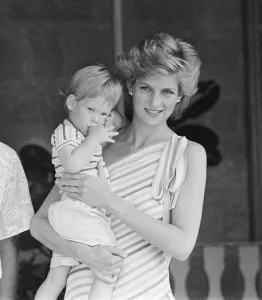 Prince Harry and his mother HRH Princess Diana, the Princess of Wales are on holiday with Prince Harry and his mother HRH Princess Diana, the Princess of Wales are on holiday with