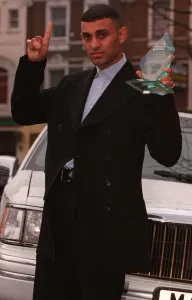 Prince Naseem Hamed boxer winner of Best Dressed Man February 1997 Prince Naseem Hamed boxer winner of Best Dressed Man February 1997
