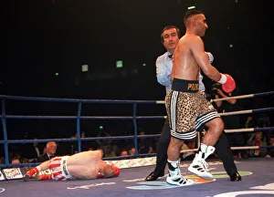 Prince Naseem Hamed walks away after leaving Billy Hardy in a heap after 93 seconds of Prince Naseem Hamed walks away after leaving Billy Hardy in a heap after 93 seconds of