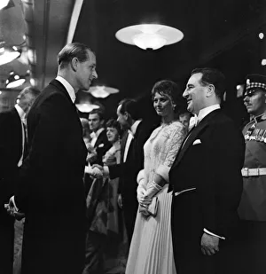 Prince Philip, Duke of Edinburgh greets guests including Sophia Loren at the Royal Film Prince Philip, Duke of Edinburgh greets guests including Sophia Loren at the Royal Film