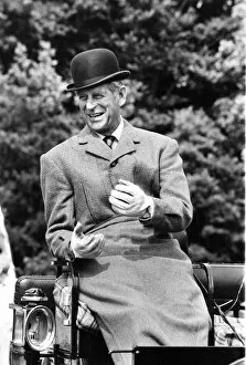 Images Dated 5th August 1988: Prince Philip, Duke of Edinburgh, at the Lowther horse driving trails