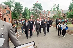 Images Dated 12th June 1991: Prince Philip, Duke of Edinburgh tours the Century Drive housing development off Albert