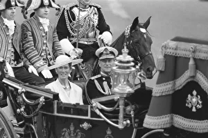 PRINCE PHILIP WITH SUSAN BARRANTES DURING THE ROYAL WEDDING OF THE DUKE AND DUCHESS OF PRINCE PHILIP WITH SUSAN BARRANTES DURING THE ROYAL WEDDING OF THE DUKE AND DUCHESS OF