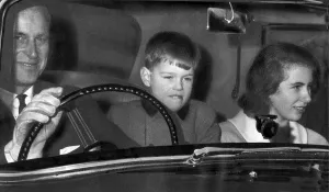 Prince Phillip with Prince Andrew & Princess Anne set off to Windsor for the Christmas Prince Phillip with Prince Andrew & Princess Anne set off to Windsor for the Christmas
