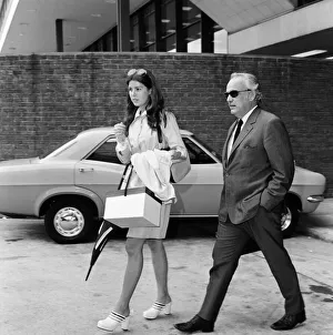 Prince Rainier and his daughter Princess Caroline leaving Heathrow Airport for Paris Prince Rainier and his daughter Princess Caroline leaving Heathrow Airport for Paris