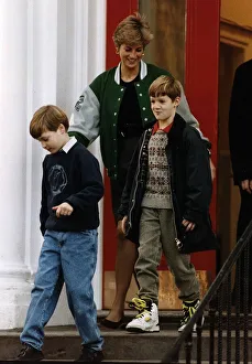 Prince William Collection 1990 Prince William coming out of school Prince William Collection 1990 Prince William coming out of school