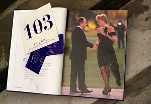 Princes Diana Dress Auction Catalogue Opened at picture for black dress that Graeme Princes Diana Dress Auction Catalogue Opened at picture for black dress that Graeme