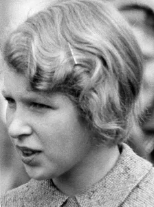 Princess Anne aged 11 at Badminton Horse Trials - April 1962 13/04/1962 Princess Anne aged 11 at Badminton Horse Trials - April 1962 13/04/1962