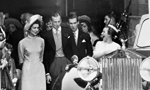 Princess Anne aged 12 with Princess Marina, Duke of Kent Princess Anne aged 12 with Princess Marina, Duke of Kent