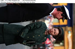 Princess Anne with husband Tim Laurence in Edinburgh for VE Day Service Princess Anne with husband Tim Laurence in Edinburgh for VE Day Service