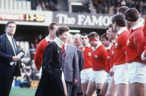 Princess Anne meets rugby players at Scotland v Wales January 1989 Princess Anne meets rugby players at Scotland v Wales January 1989